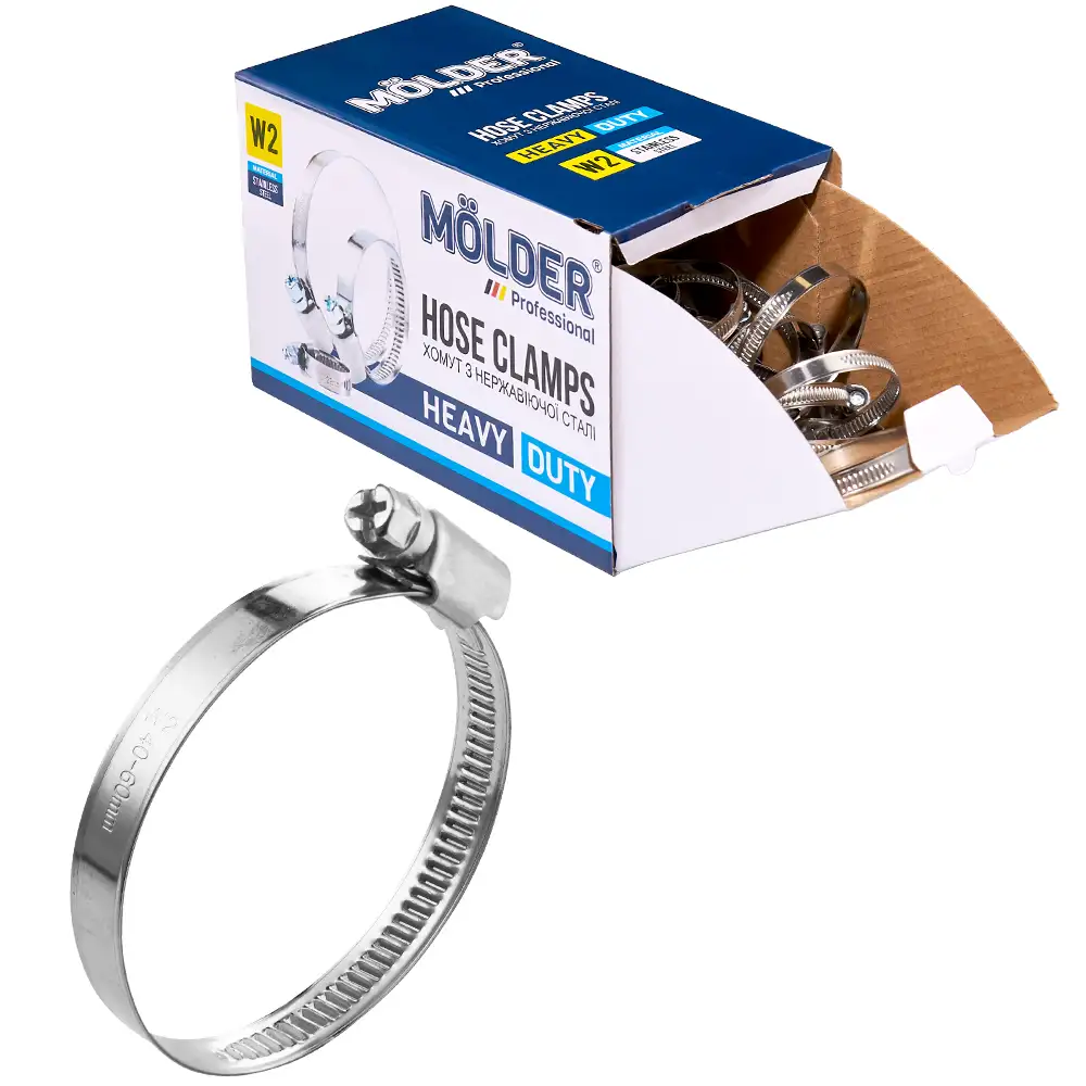 Хомути Molder 40-60/W2, 9 мм, 100 шт MA40060 MA40060