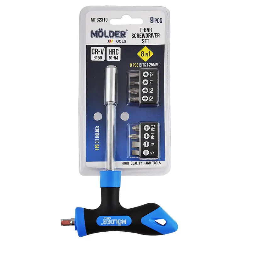 Викрутка Т-подібна Molder MT32319 8в1 MT32319