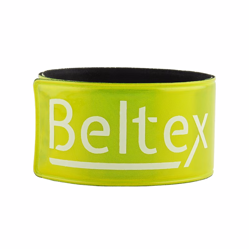 Браслет світловідбивний Beltex, 340х30 мм, зелений BX70100