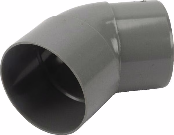 Коліно PVC 80 mm 45° HWA280801G