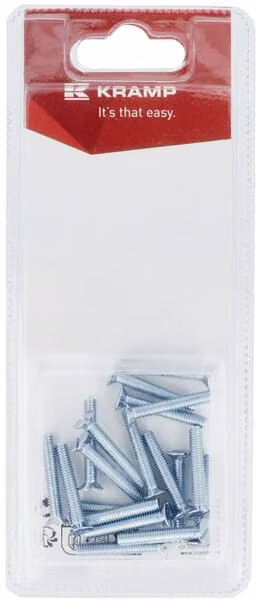 Гвинт з потайною головкою M4 x 25mm (20) KR963425P20B