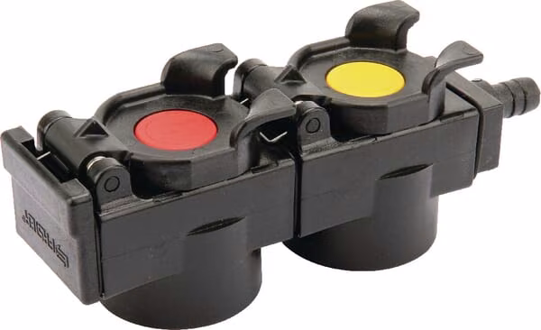 Кришка та злив 2x, відстань: 55 мм TARV255GR