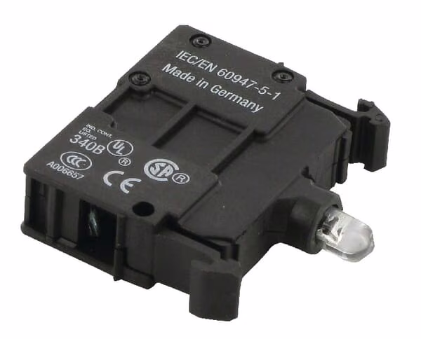 Елемент LED червоний 85-265В, передній M22LED230R