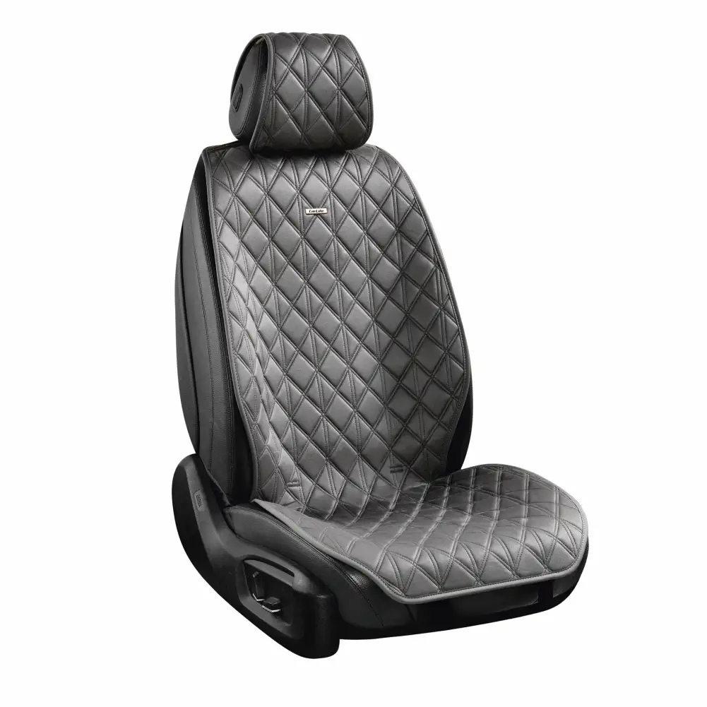 Преміальні накидки для передніх сидінь CarLife Nitro, grey, SC40202 SC40202