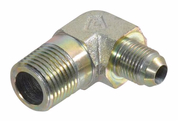 Коліно зовнішня різьба 9/16" . 9 / 16JIC x 1/4NPT KIN0904