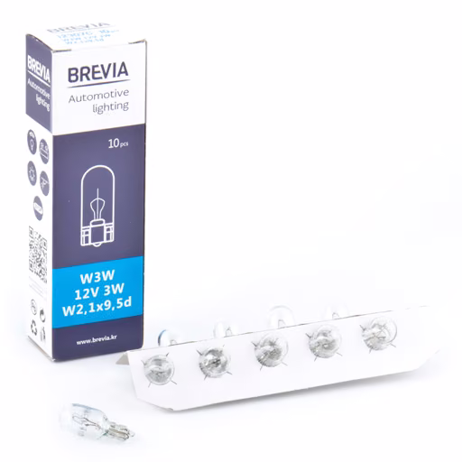 Лампа розжарювання Brevia W1.2W 12V 1.2W W2x4.6d CP 12325C
