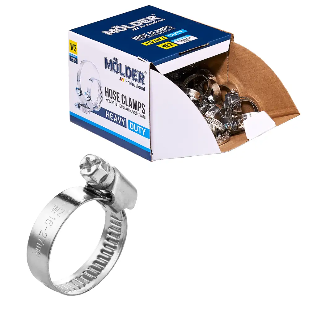 Хомути Molder 16-27/W2, 9 мм, 100 шт MA40027 MA40027