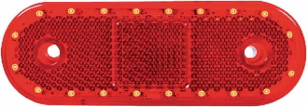Габаритний задній ліхтар, прямокутний, 12-24В, 114x40x25мм, Kramp LA30116