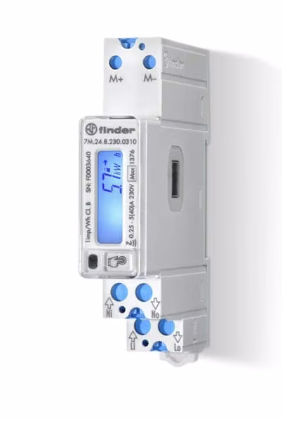 Лічильник електроенергії 1 фаза 40A LCD S0+NFC 7M2482300010