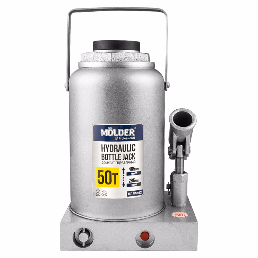 Домкрат гідравлічний пляшковий Molder 50т 285-465 мм MA29500 MA29500