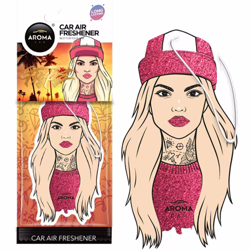 Ароматизатор Aroma Car Cellulose HYPE GIRL - Cap