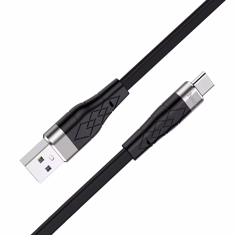 Кабель Hoco X53 Angel silicone charging data cable for Type-C 1м чорний HC-X53-UC-Black