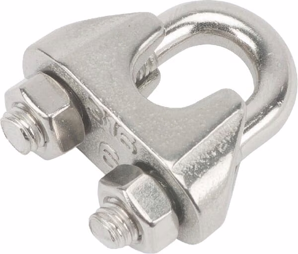 Затискач для мотузки SS WL06RVS