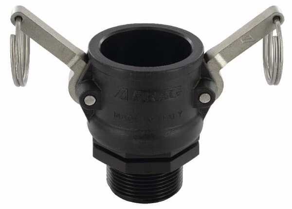 Поліпропілен із зовнішньою різьбою Camlock Type B 1 1/4". 18105B
