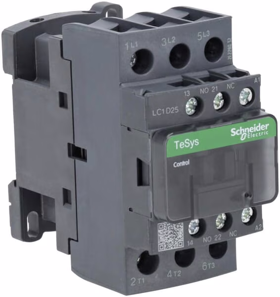 Контактор 25A 11kW LC1D25E7