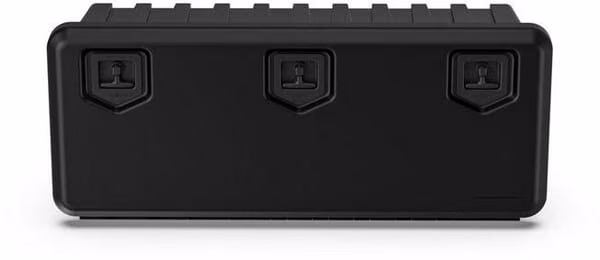 Ящик для інструментів 522x1250x500mm, об'єм 190l, чорний пластик, Welvet 81009 від Daken DK81009