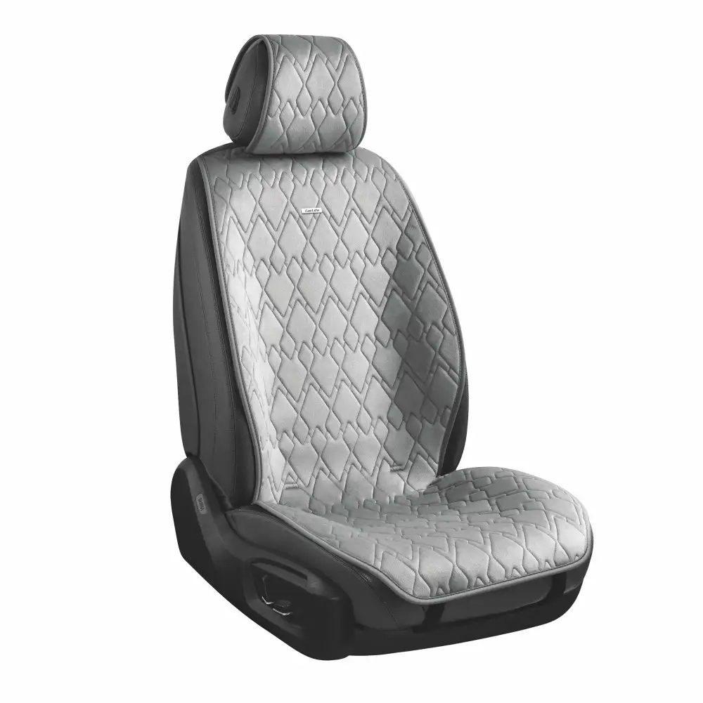 Преміальні накидки для передніх сидінь CarLife Racer, grey, SC20202 SC20202