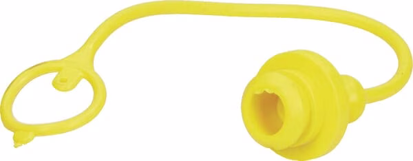 Пилозахисний ковпачок ПВХ жовтий NV 1/2" TM12LG