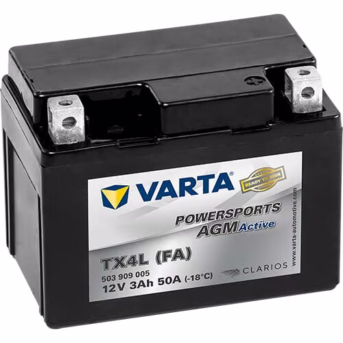 Акумулятор 12V 3Ah 50A AGM Powersports VARTA 503909005I302PS