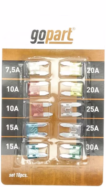 Набір з 10 плоских запобіжників MINI 1410003399SET