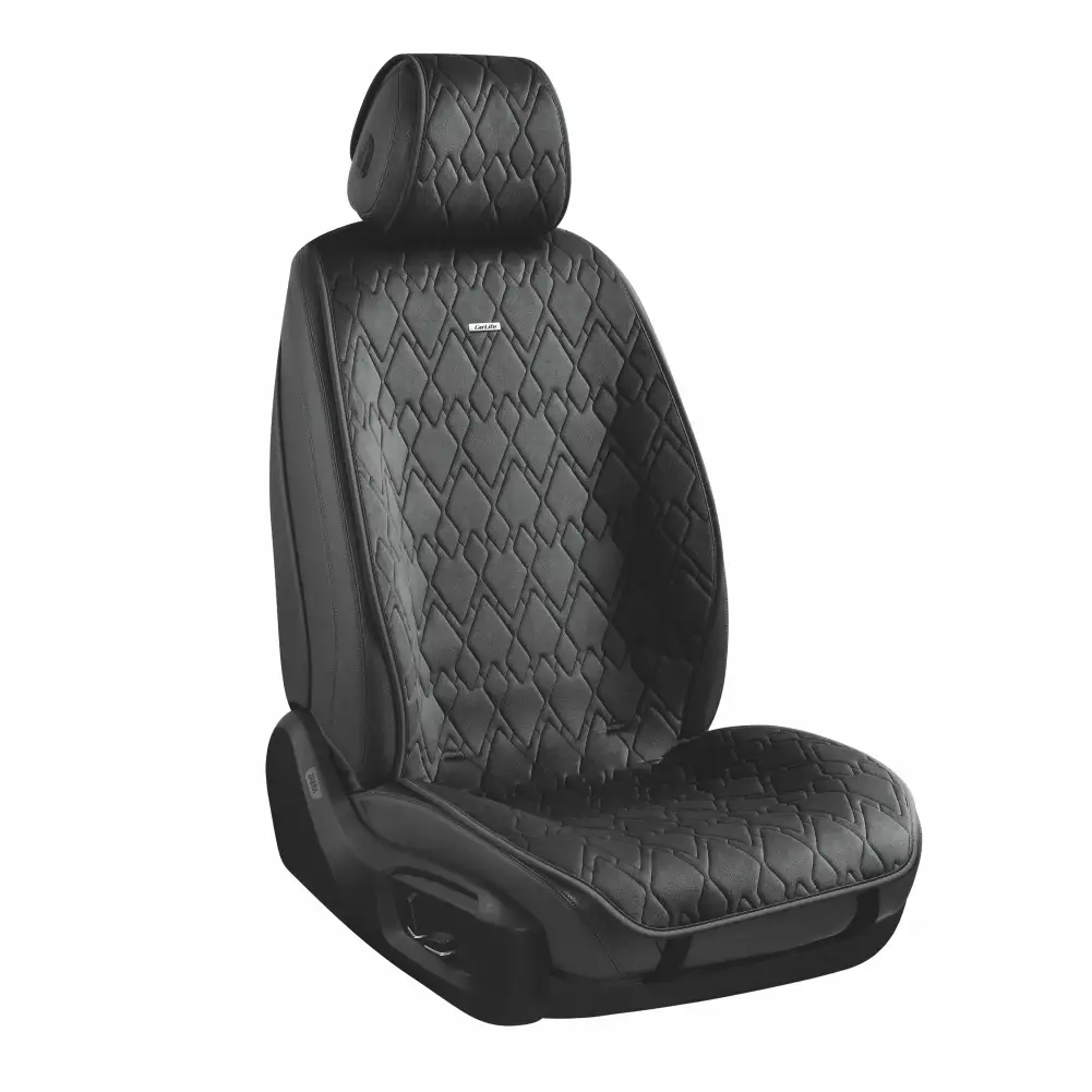 Преміальні накидки для передніх сидінь CarLife Racer, black, SC20102 SC20102