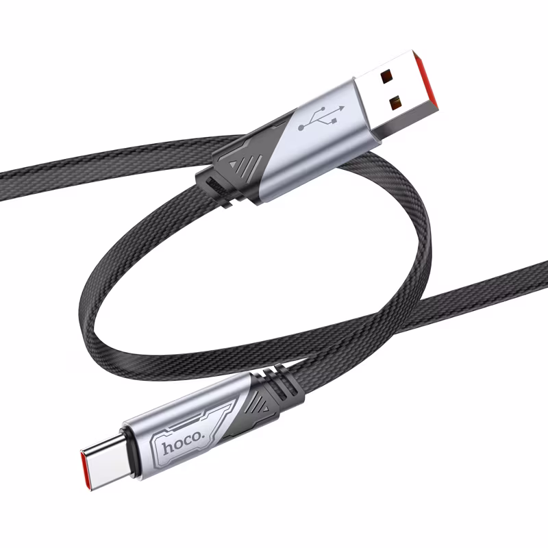 Кабель Hoco U119 5A Machine charging data cable Type-C 1.2м чорний