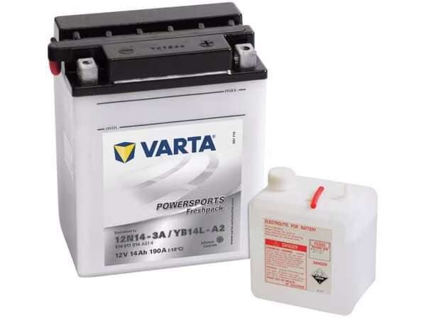 Акумулятор 12В 14Аг 190A Powersports Freshpack VARTA 514011019I314PS