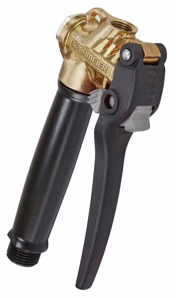 Латунний ручний клапан KB, голий, нікельований, G1/4”, Viton, 20 бар 12053001