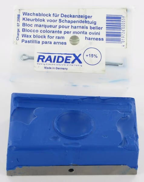 Восковий маркерний блок Raidex Blue VV8034