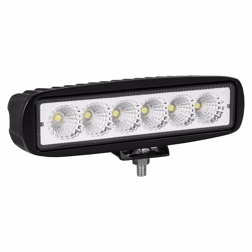 Фара світлодіодна Brevia EPISTAR Flood 10-30V, 18W (6x3W), 1320Lm, 1шт 10611FX1 10611FX1