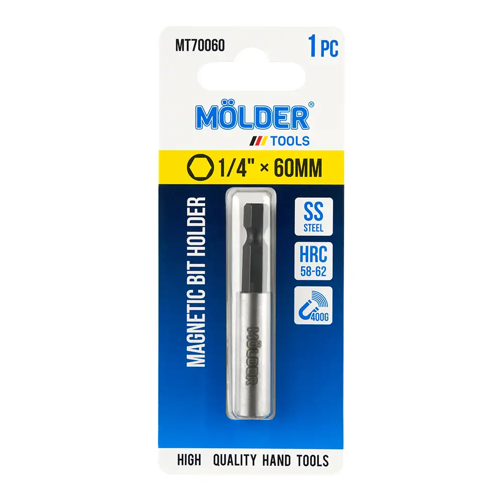 Тримач біт магнітний Molder 60мм 1шт MT70060 MT70060