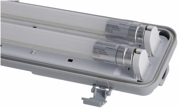 Світлодіодний TL світильник з трубкою - 2x7.5W 60см 6500K KRDPT60072X865