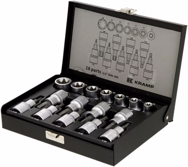 Набір головок 1/2 "Torx 16-шт 1804924016KR