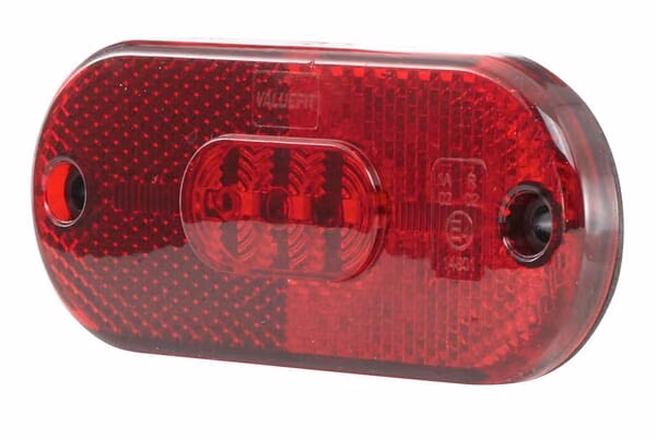 Габаритний ліхтар LED, прямокутний, 9/30V, червоний, на болтах, 111x20x51 мм, 3 світлодіоди, Hella ValueFit 2TM357009111