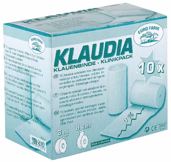 Пов'язка для копит KLAUDIA 8 см x 6 м (10 шт) VV4026