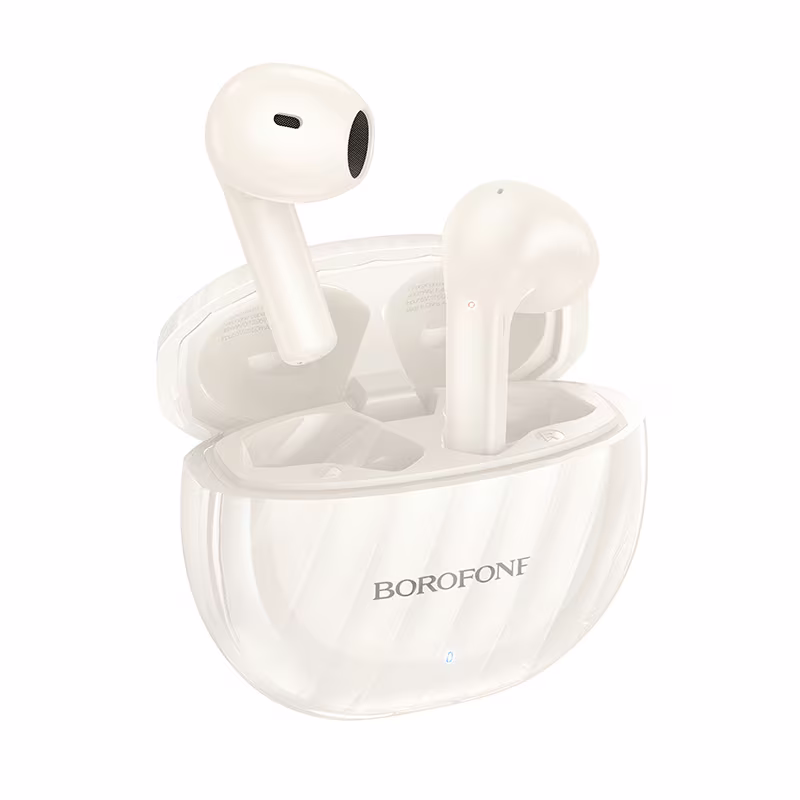 Бездротові навушники Borofone BW51 Solid true wireless BT headset бежеві BF-BW51-White