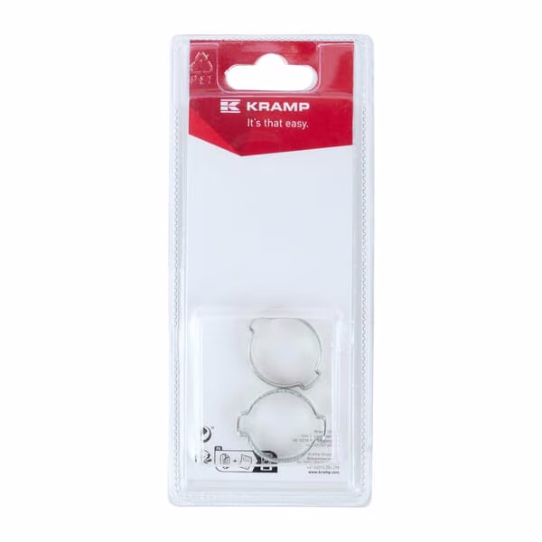 Хомут шланговий вушковий 20 - 23mm (2)
