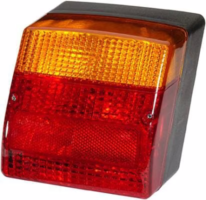 Ліхтар задній LH квадрат, 12V, червоний/помаранчевий, на болтах, 155xHella 2SE996030011