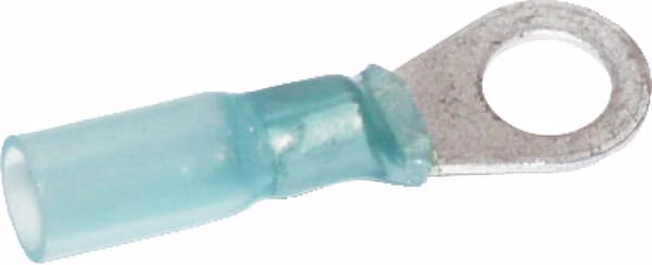 Кільцевий наконечник, синій, 1.5-2.5mm², 38mm, діаметр 8mm (25x), Kramp KK2015258