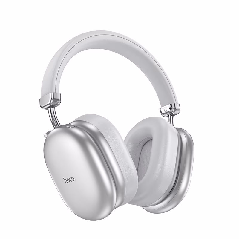 Бездротові навушники Hoco W35 Max Auspicious ANC noise reduction BT headphones сріблясті HC-W35 Max-Silver