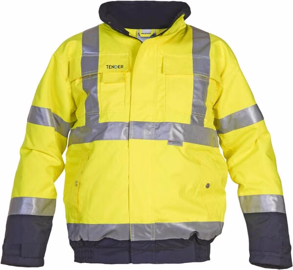 Куртка пілота Hi-vis, жовто-блакитна, розмір L, UK:40/EU:52-54, Tenderline, Helios byHydrowear