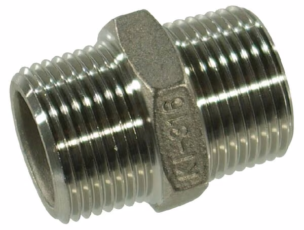 Ніпель SS 2xM 1/4 " FG28014RVS