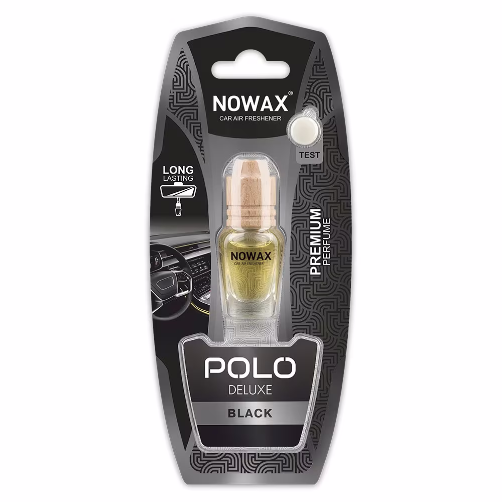 Ароматизатор повітря в блістері Nowax Polo Deluxe - Black 7мл